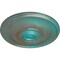 Ekena Millwork Jefferson Ceiling Medallion (Fits Canopies up to 2 7/8"), 11 3/4"OD x 3/8"P, Copper Green Patina CM12JECGS - alternate 3